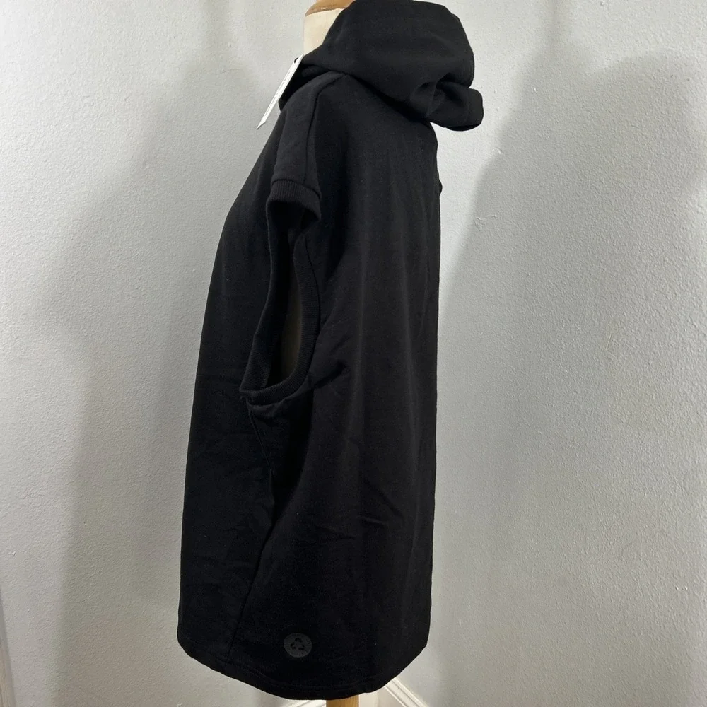 Noize Black Sleeveless Hoodie - Picture 2 of 10
